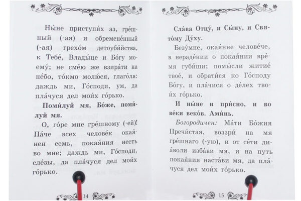 Молитвенное последование с каноном покаянным о грехе убийства чад во утробе (аборта) — изображение 3