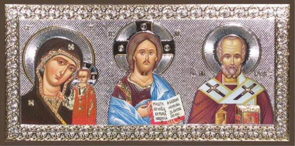 Икона триптих поясная в ассортименте